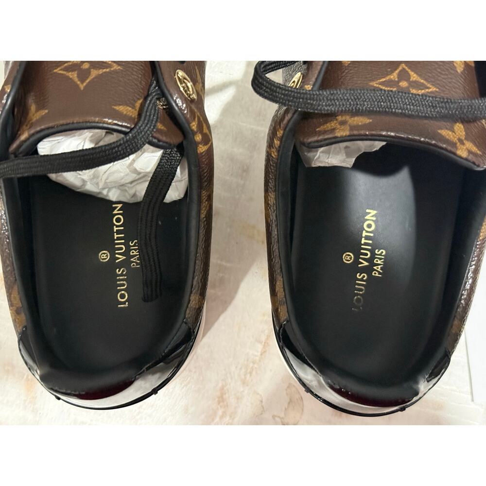 Louis Vuitton Frontrow Monogram Patent Canvas Sneakers with POA. Sz 39 eu 9 wmn - Picture 11 of 14